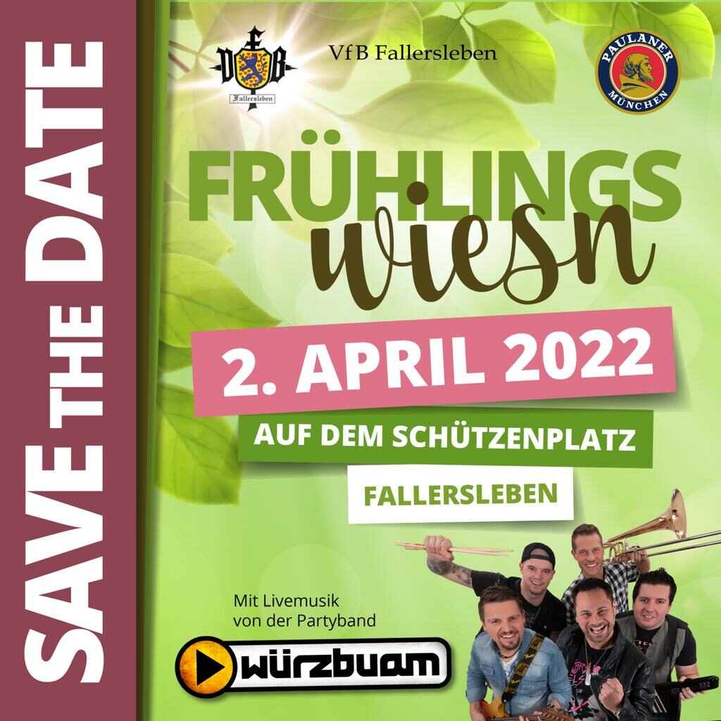 VfB Frühlingswies`n – Safe the Date!
